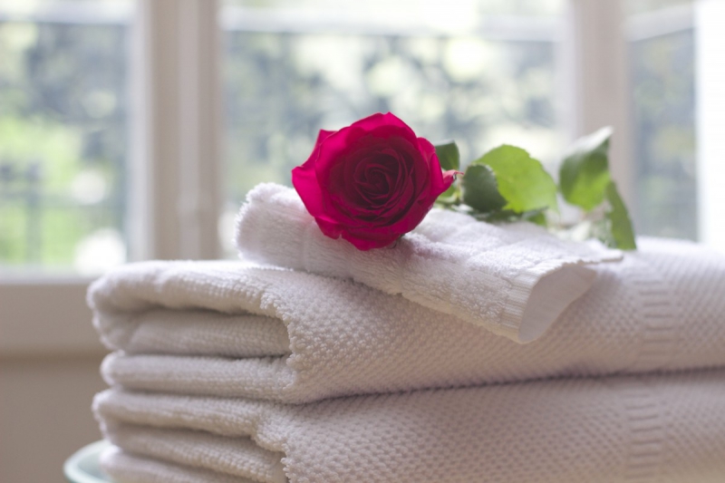 chambre-hote-GINASSERVIS-min_towel_rose_clean_care_salon_spa_white_bath-731641